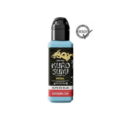 Encre Kuro Sumi Alps Ice Blue - Bleu - 22ml