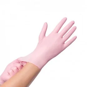 Gants Nitrile Rose - Easyglide & Grip - Comforties