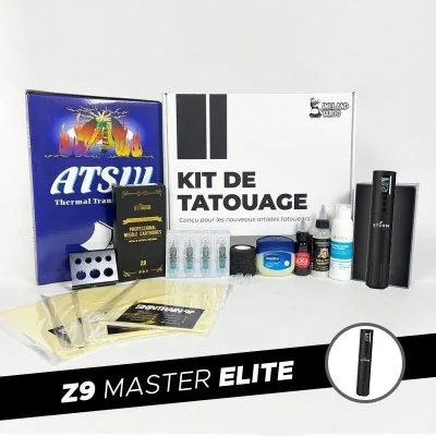 Kit tatouage Z9 Master Elite - Machine sans fil à batterie