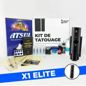 Kit tatouage X1 Elite - Machine sans fil à batterie