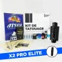 Kit tatouage X2 Pro Elite - Machine sans fil à batterie
