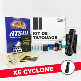 Kit tatouage X6 Cyclone - Machine sans fil à batterie