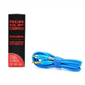 Câble RCA 1.80m AVA Premium Bleu