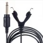 Câble RCA Coudé 1.80m AVA Noir
