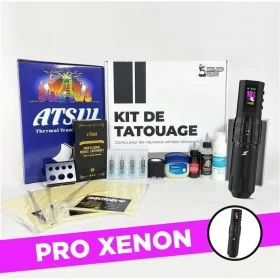 Kit tatouage Professionnel Xenon - Machine sans fil à batterie