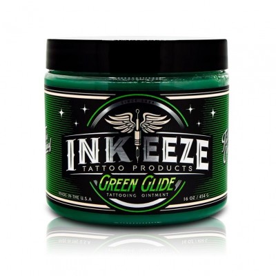 Crème pour tatouage multi-usage - Inkeeze Green Glide - 480ml