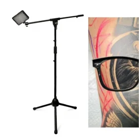 Lumière Anti-Reflet pour Tatouages avec Lunettes Filtrantes - ReflectOff