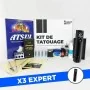 Kit tatouage X3 Expert - Machine sans fil à batterie