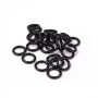 Joints Toriques en Silicone Noir - 15mm
