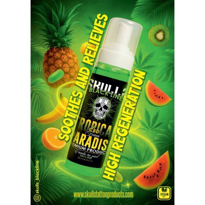 Savon Mousse CBD Skulls 2 Blackline - 250ml