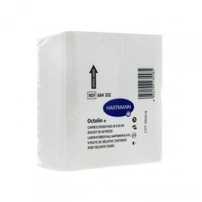 Carré d'essuyage OCTOLIN 29x33cm par 50