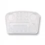 Plateau support plastique jetable aiguilles & couleurs - 50 pièces